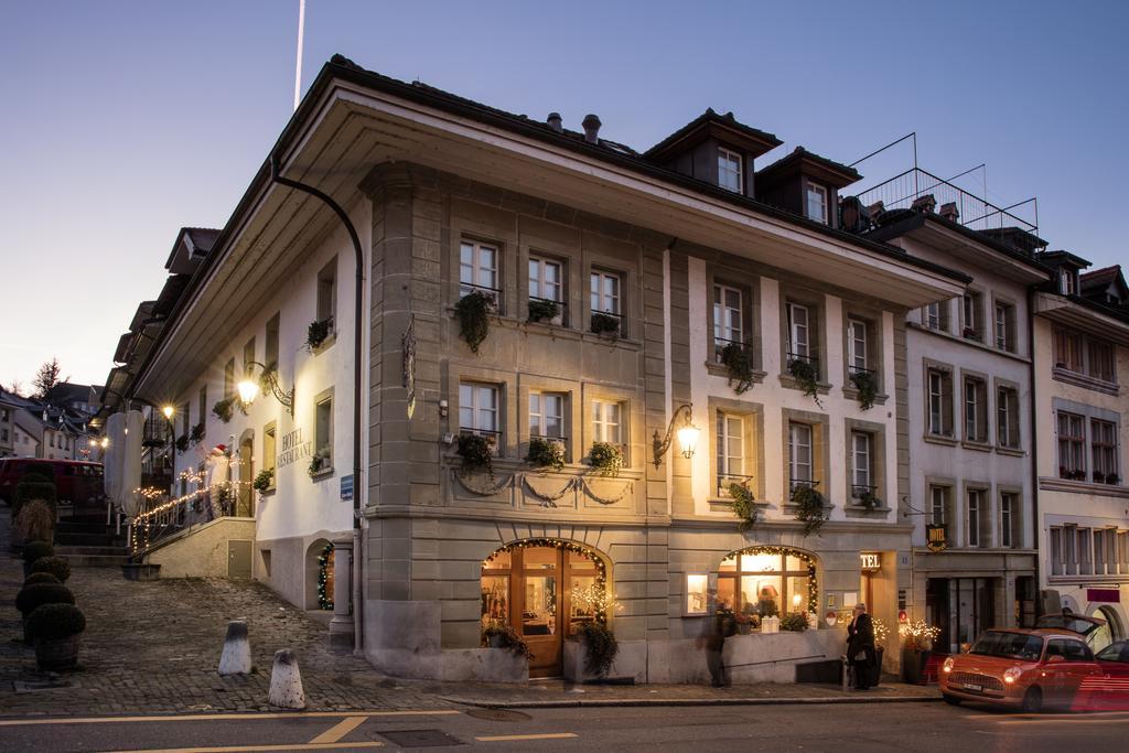 Hotel Restaurant Au Sauvage 弗里堡 外观 照片